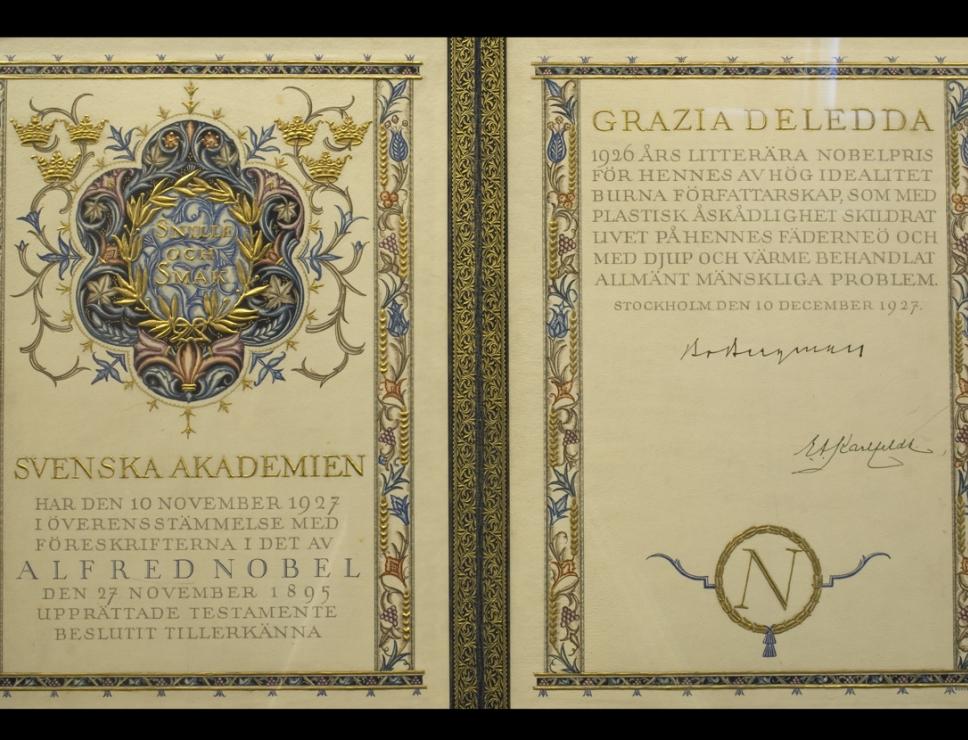 Premio Nobel Grazia Deledda