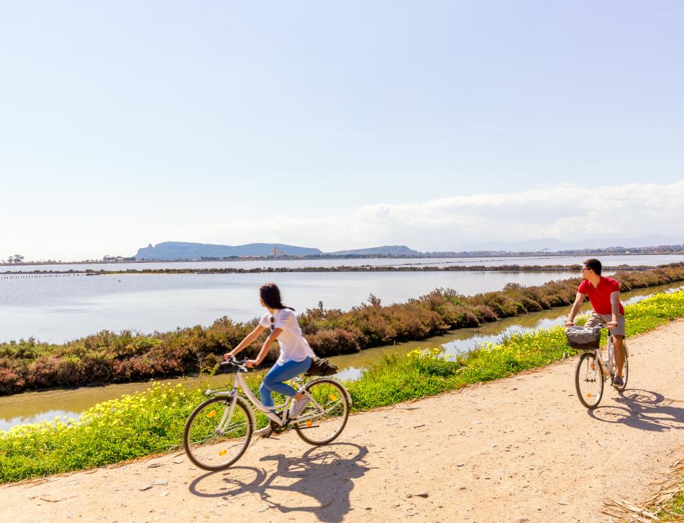 Parco Molentargius in bici