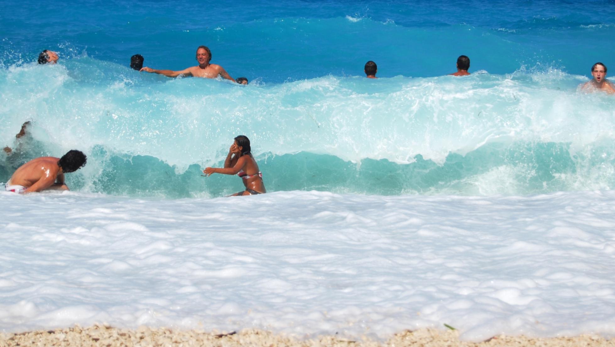 Bagno con le onde - Cala Goloritzé