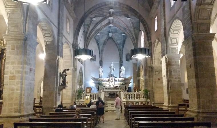 Alghero - chiesa di san Francesco (interno)