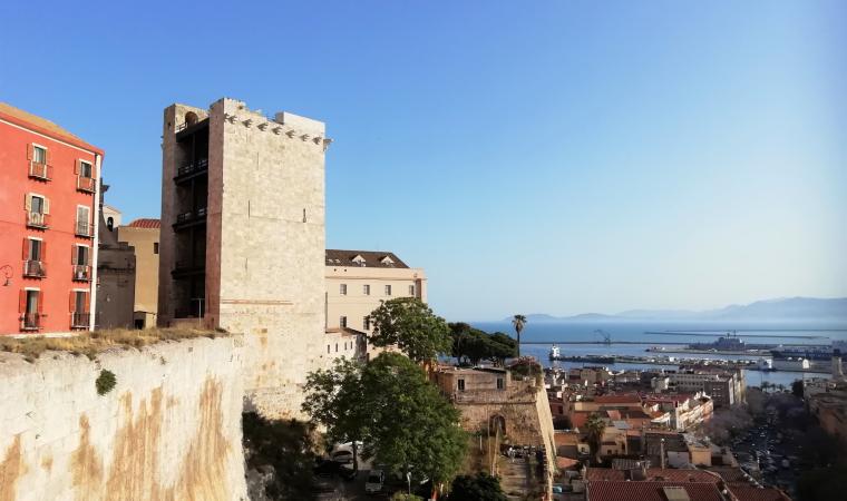 Cagliari - veduta dal bastione Santa Croce