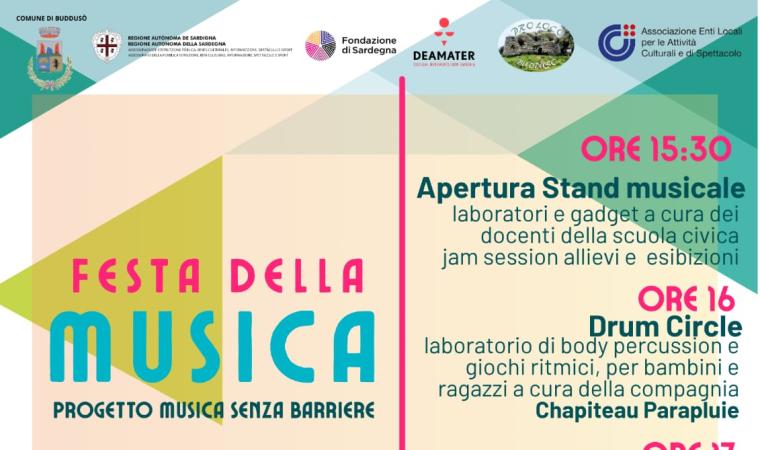 Locandina 'Musica senza barriere'
