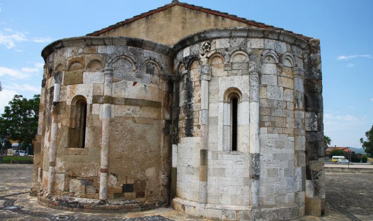 Chiesa di san Platano, abside - Villaspeciosa