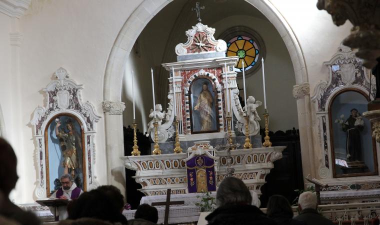 Chiesa di san Michele, interno - Collinas
