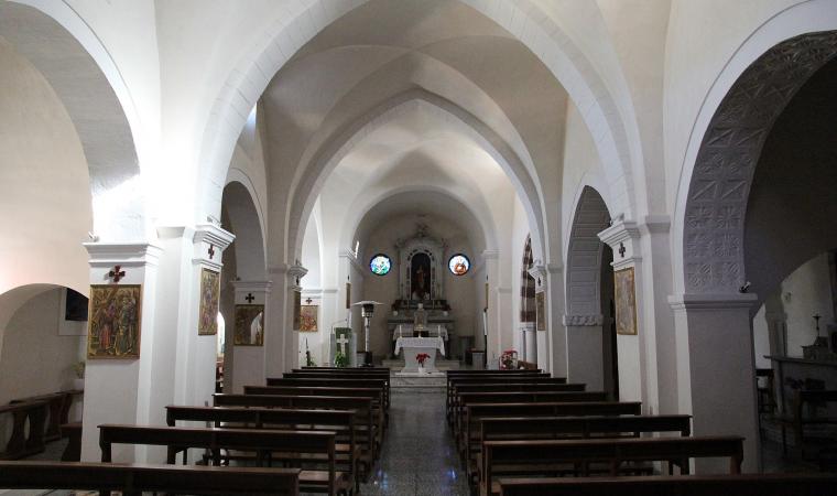 Parrocchiale di santa Margherita, interno - Laerru