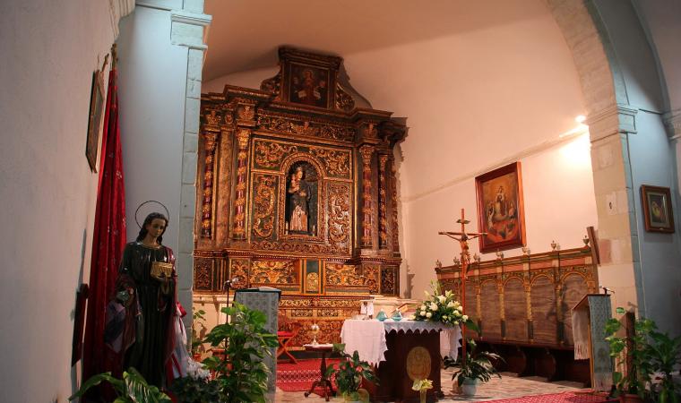 Chiesa della Madonna del Rosario, interno - Martis 