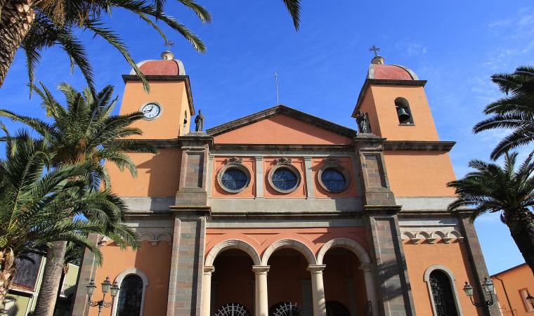 Chiesa della beata vergine Immacolata, facciata - Oschiri