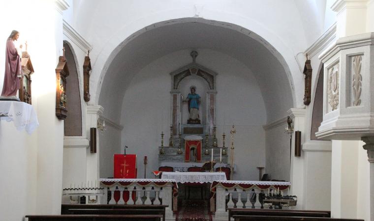 Chiesa di santa Vittoria, interno - Tissi