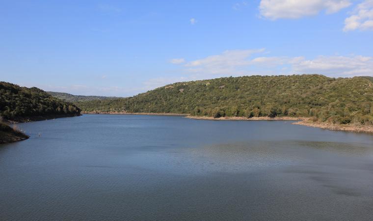 Veduta del lago Omodeo - Ulà Tirso