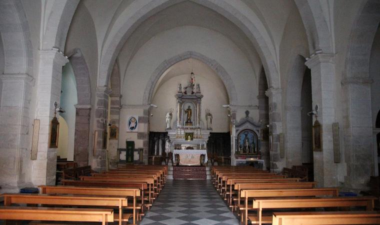 Parrocchiale di san Leonardo da Limoges, interno - Villanova Monteleone