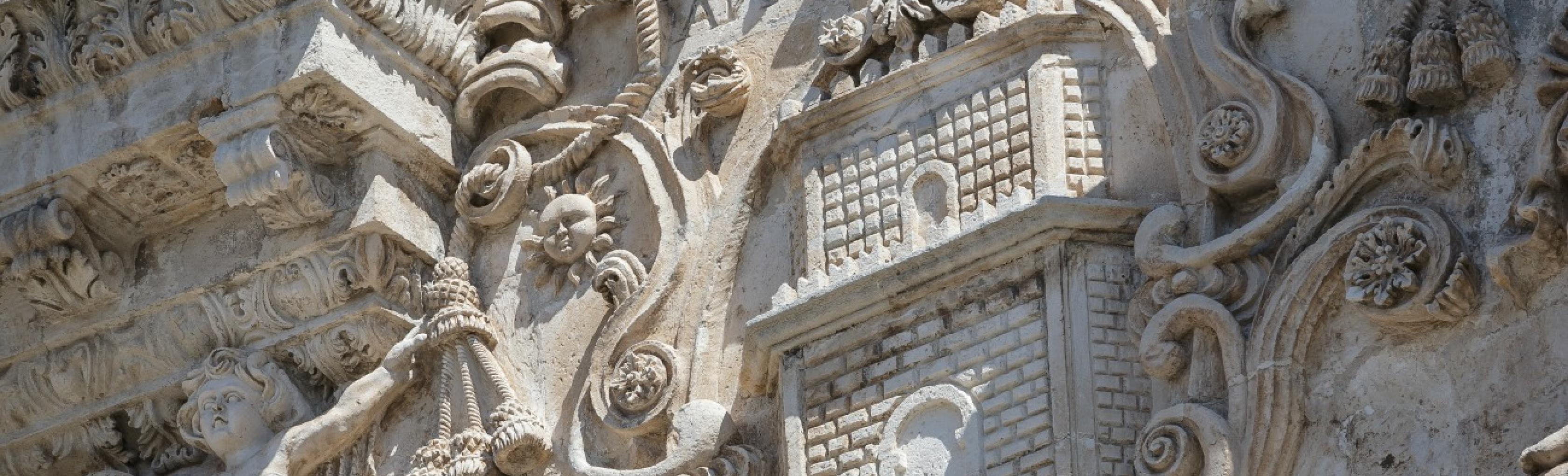 Cattedrale di San Nicola, particolare della facciata - Sassari